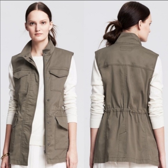 BNWT Banana Republic twill military vest - Picture 3 of 8